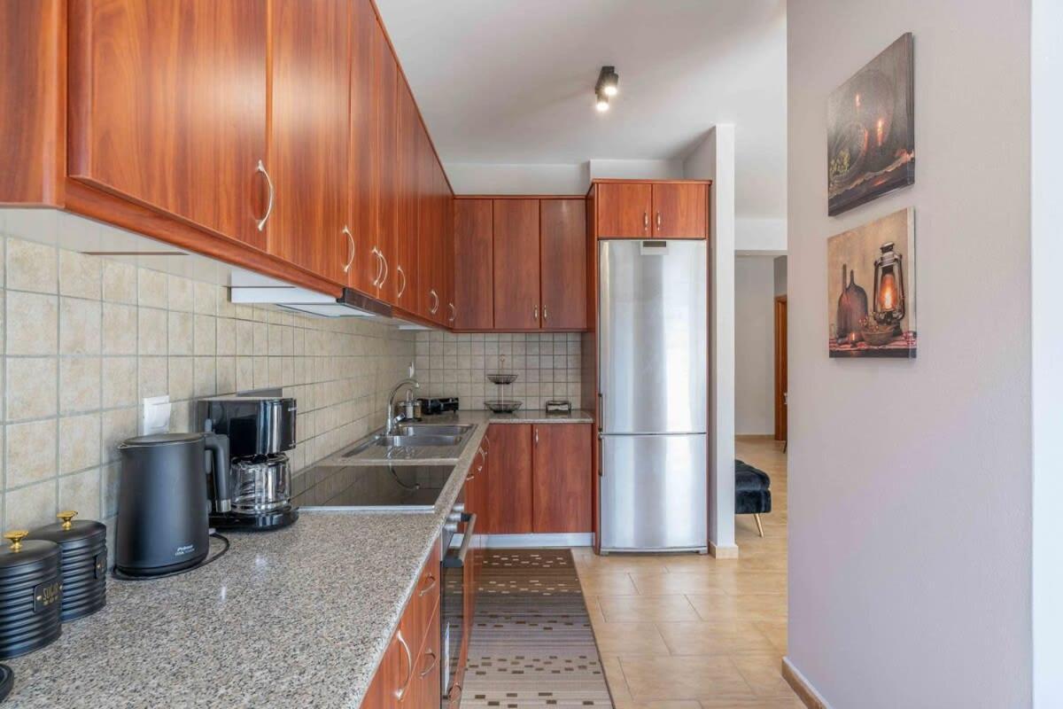 Sitia Panoramic Penthouse - Close To Sandy Beach - Private Parking 外观 照片