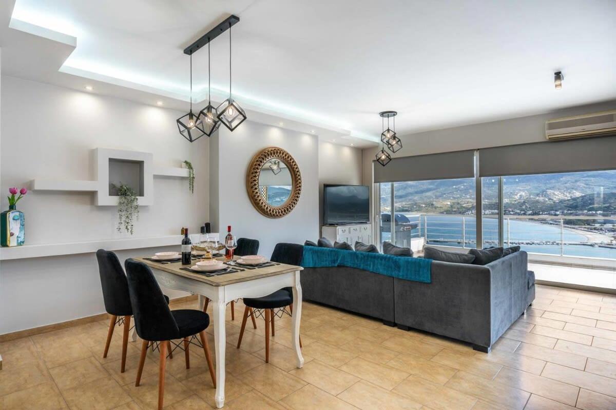 Sitia Panoramic Penthouse - Close To Sandy Beach - Private Parking 外观 照片